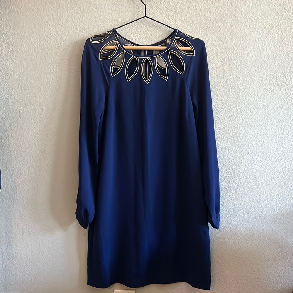 Warehouse dress in blue